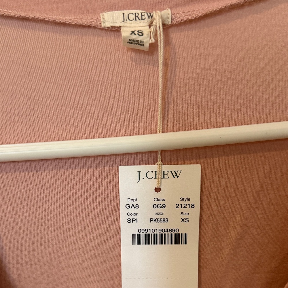 JCREW Women’s Pink Sleeveless Top with Ruffle Detail - Picture 3 of 6